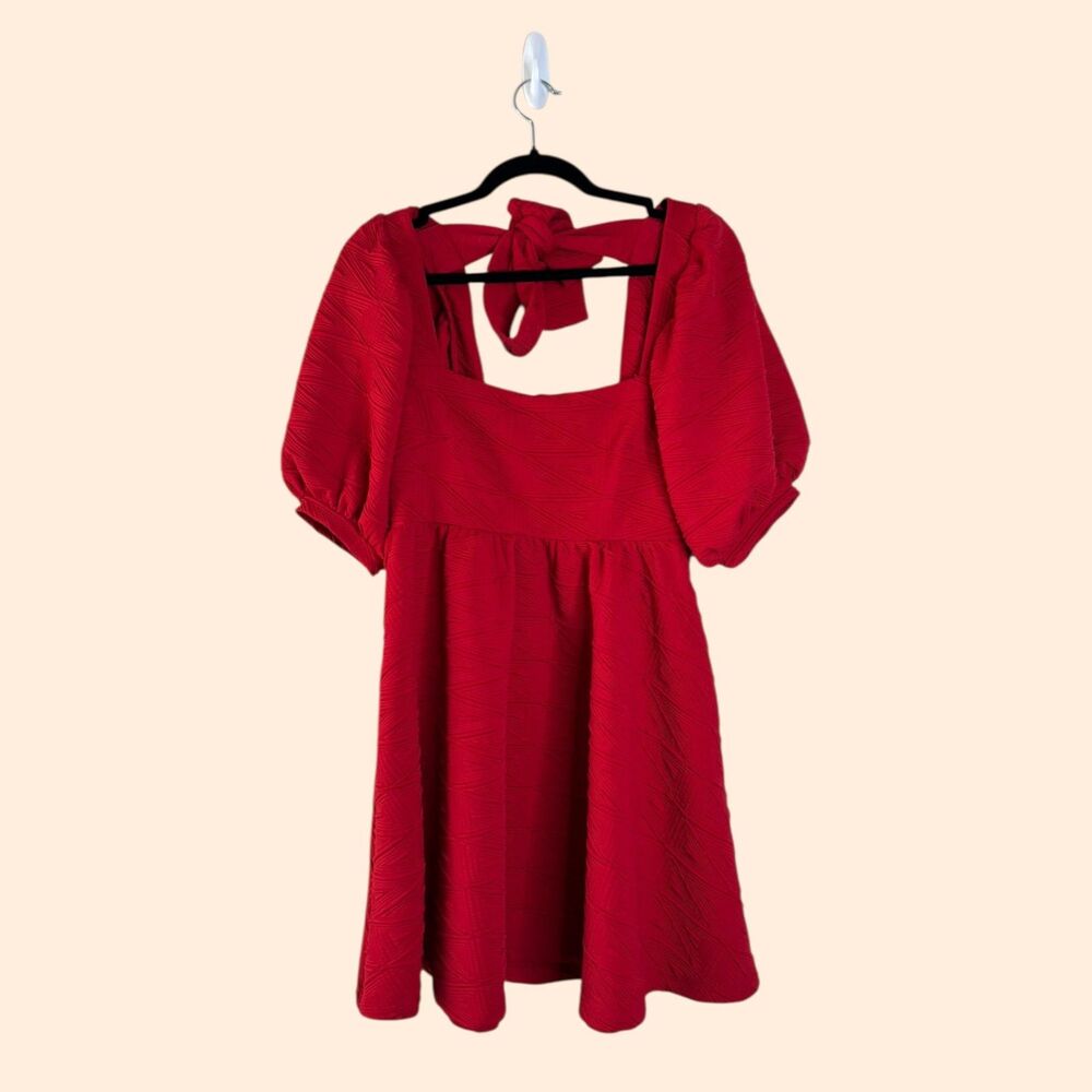 Free People Red Violet Mini Dress